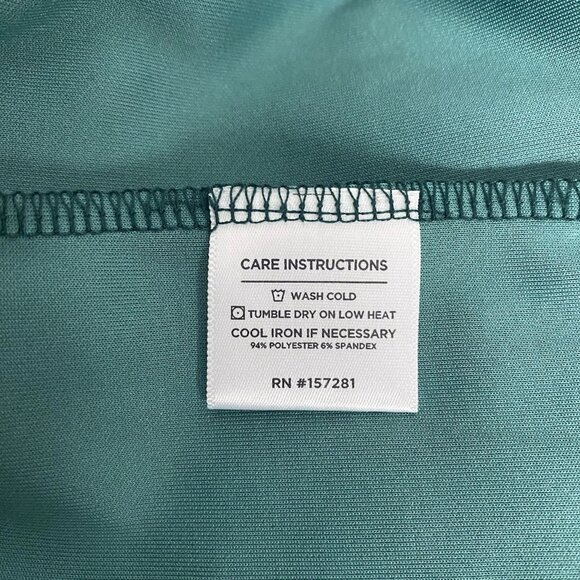 Mizzen + Main Mens Green Long Sleeve 1/4 Zip Casual Pullover Sweater Shirt Large - Picture 6 of 6